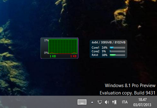 Gadget Windows 8.1