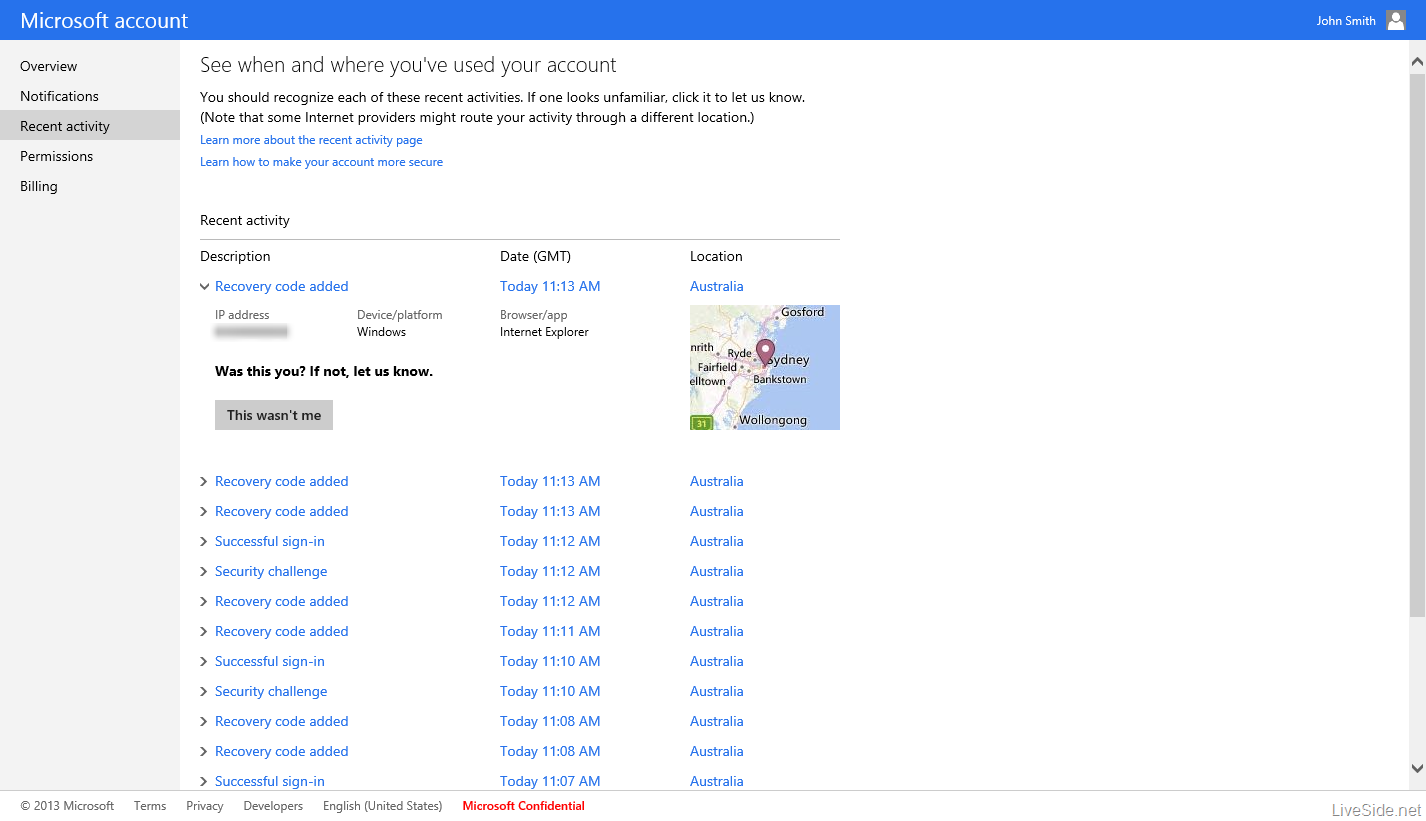 Microsoft-account-Recent-activity