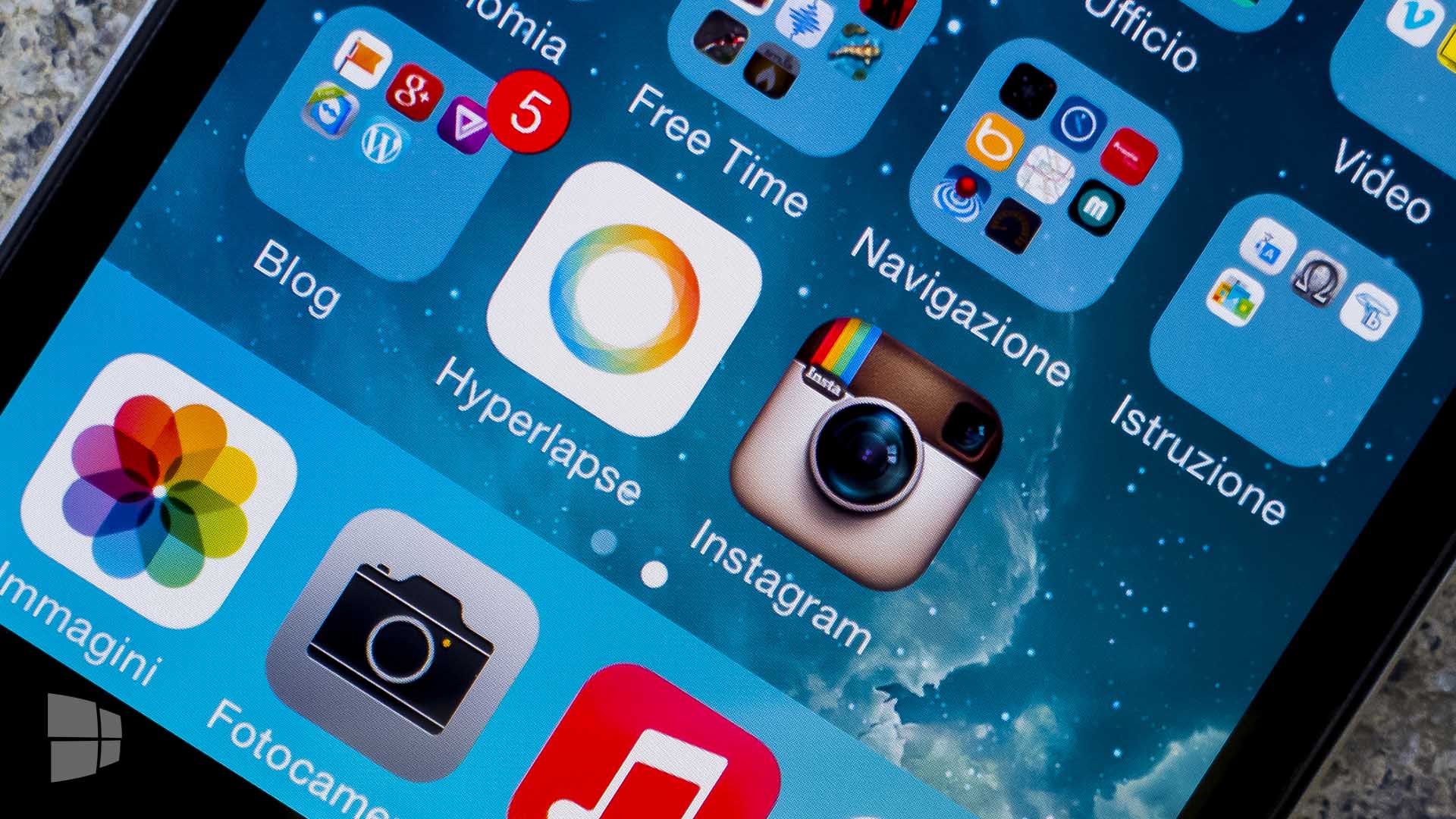 Hyperlapse Instagram iPhone