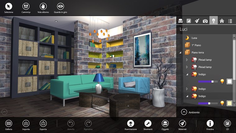 Live interior 3d: una spettacolare app per designer dinterni ... App progettare casa gratis