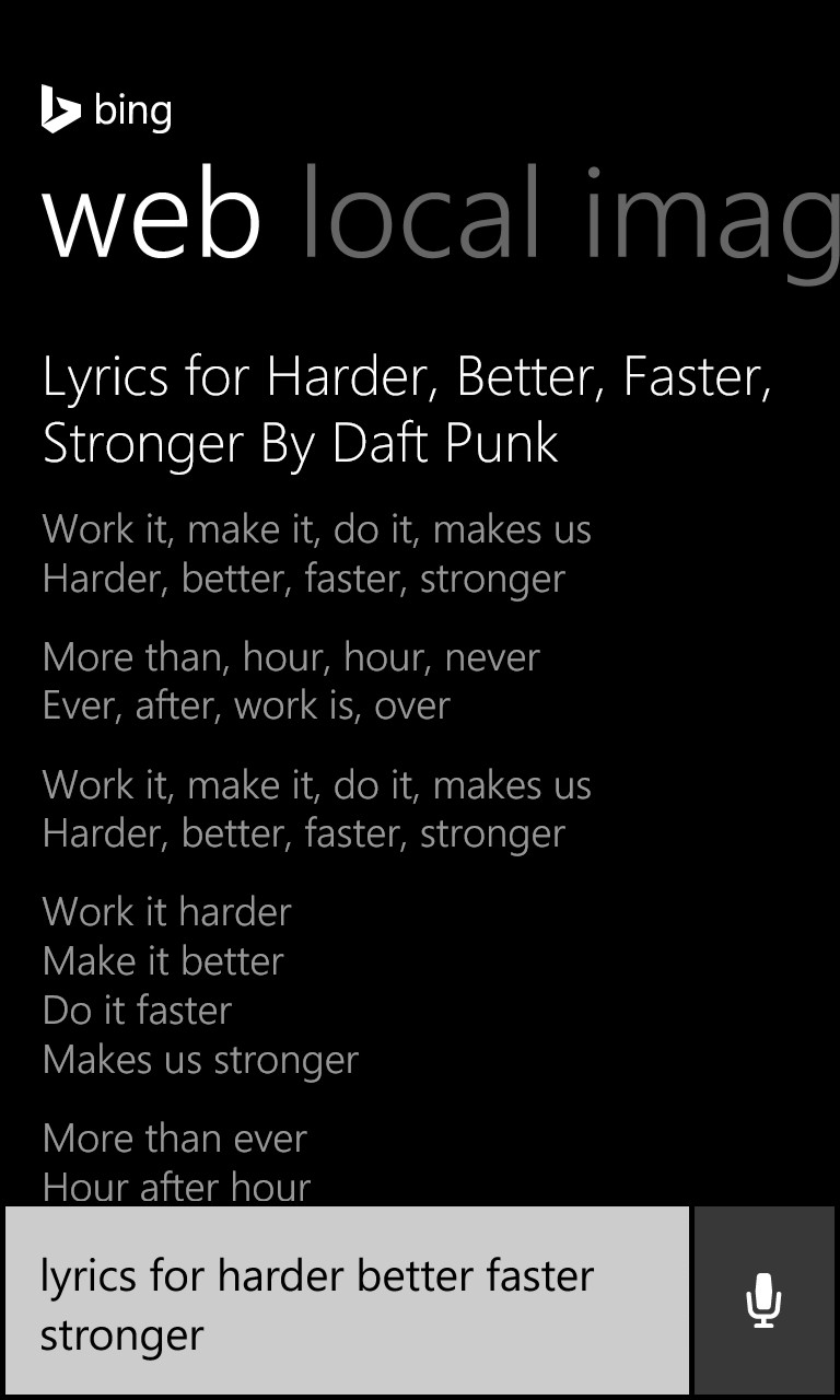 App Testi Canzoni Windows