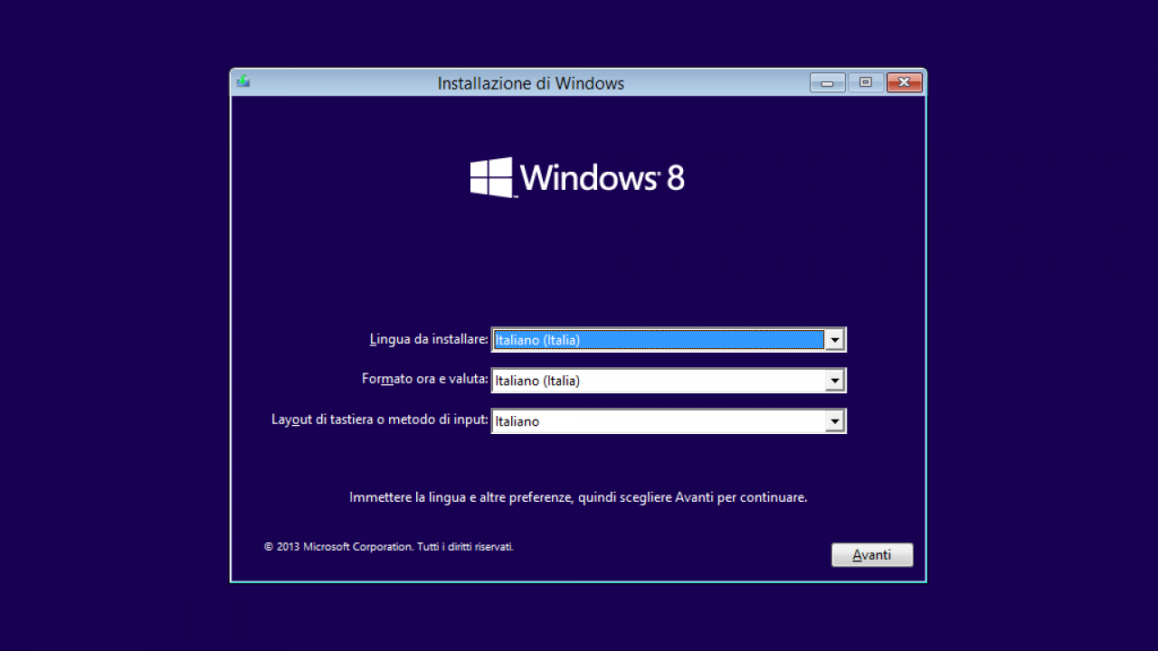 SCARICARE WINDOWS 8 GRATUITAMENTE E LEGALMENTE