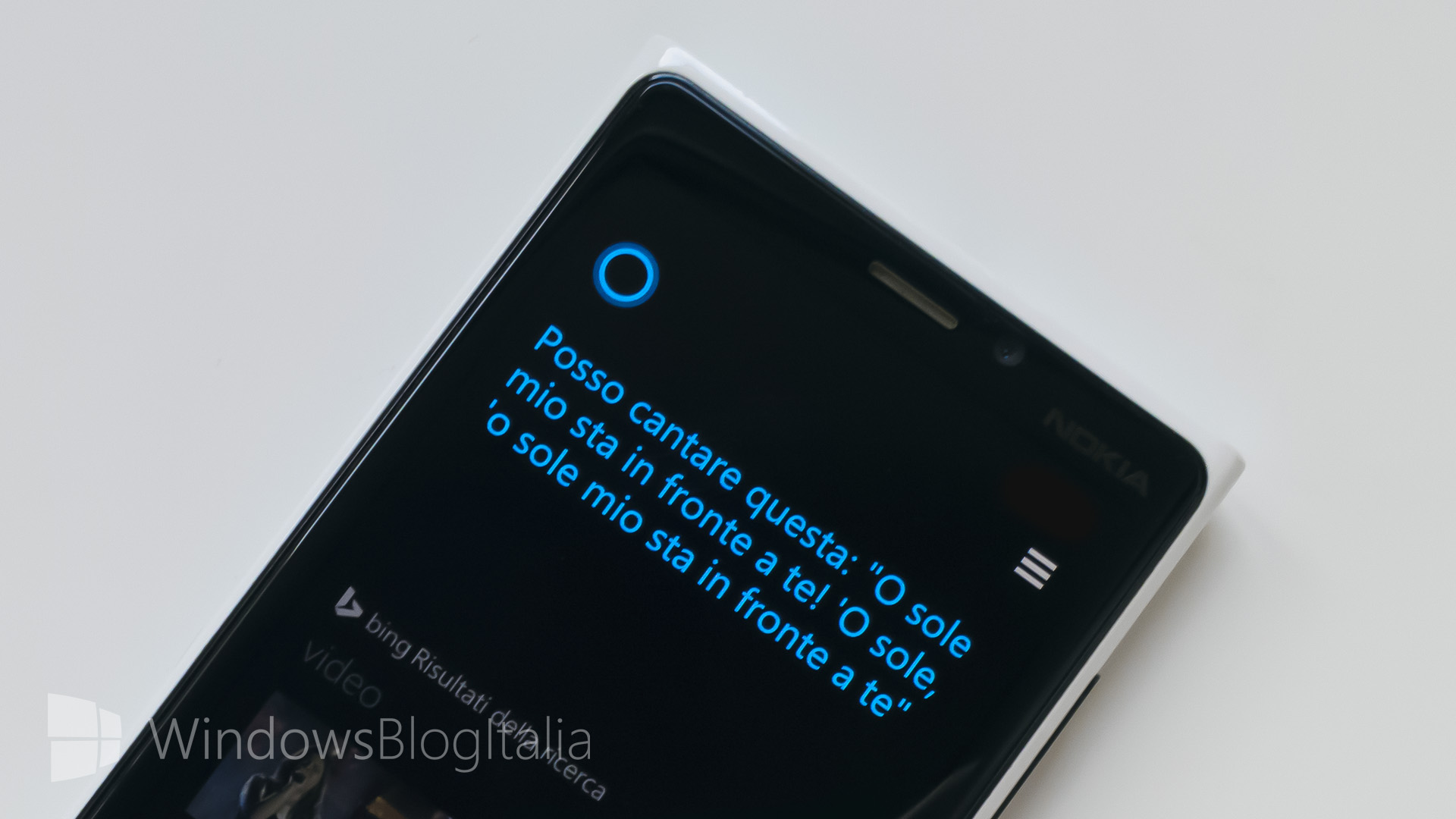 Cortana canzone italiano