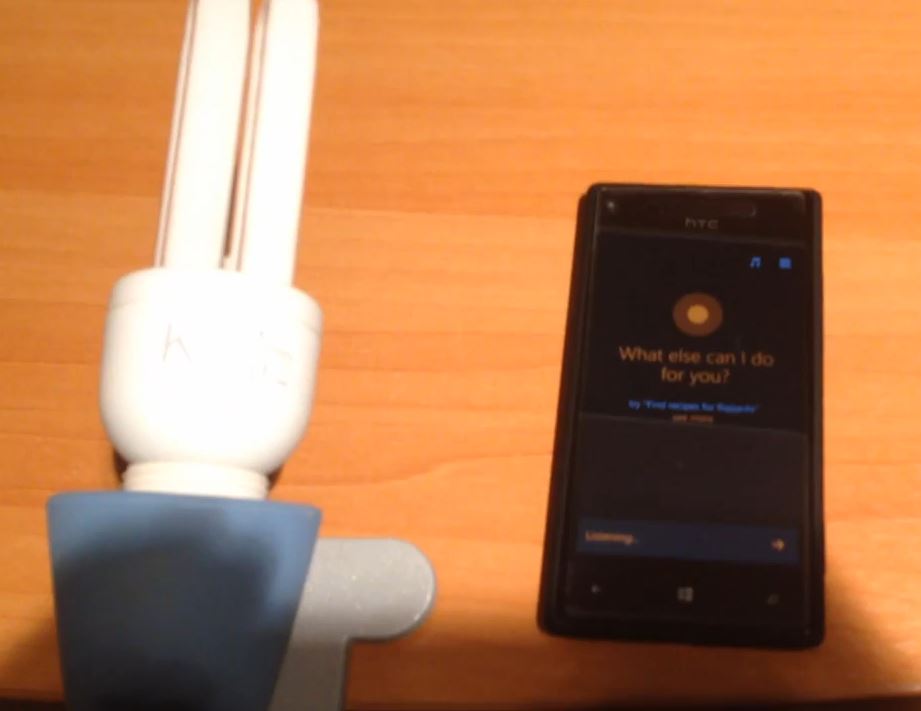 Cortana luce lampada
