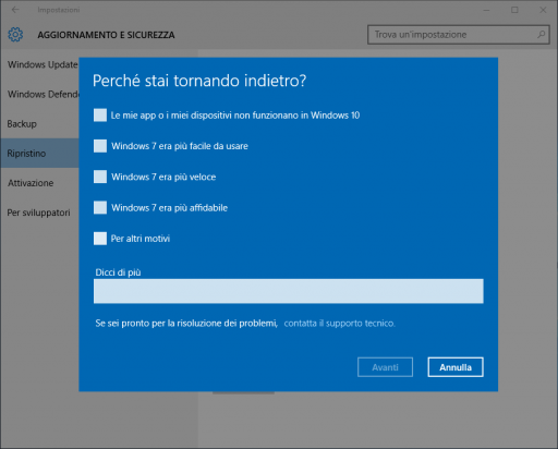 Versione Precedente Windows 10_2