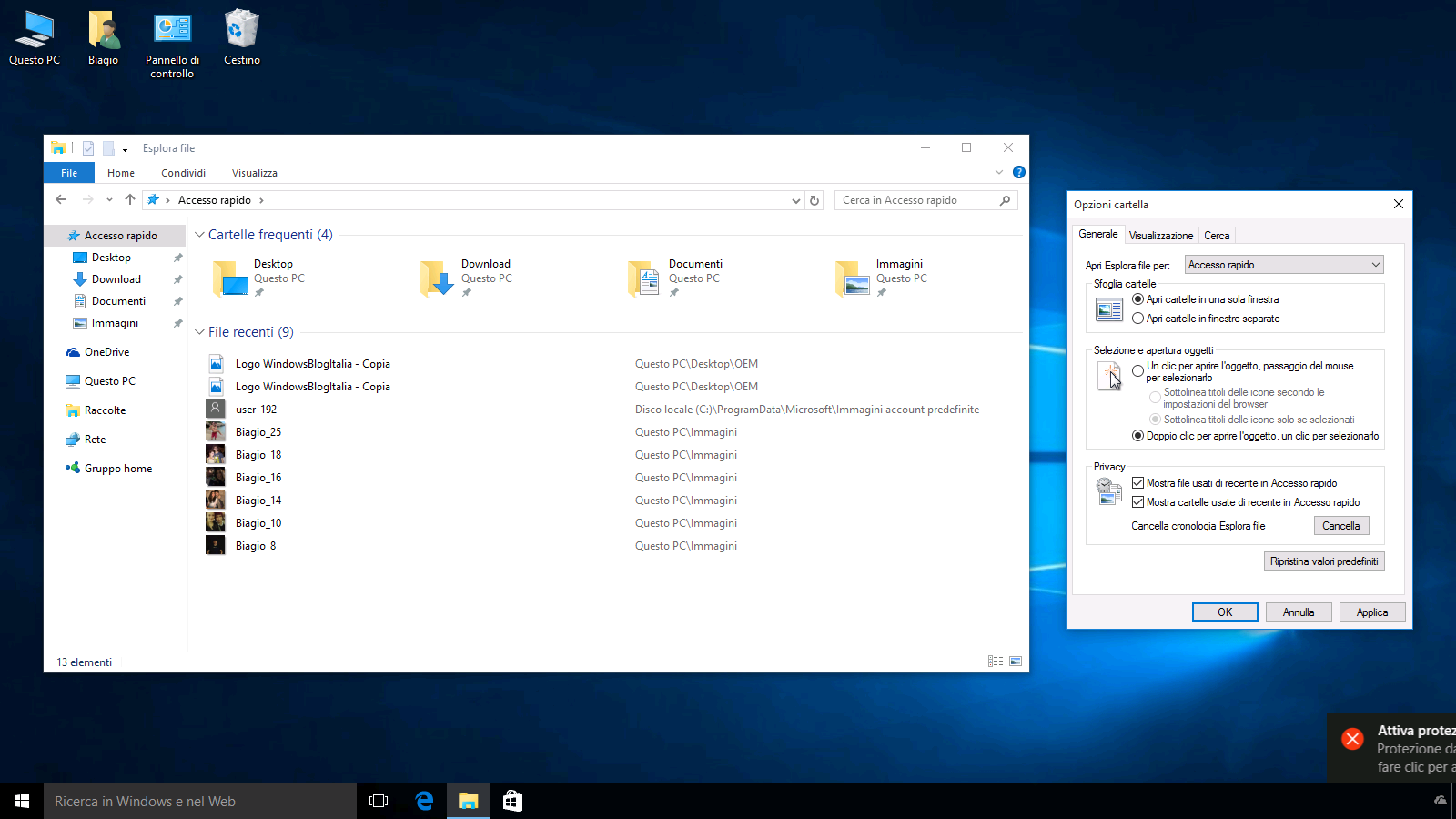 Trucchi per Esplora File in Windows 10 e opzioni cartella da modificare -  Navigaweb.net