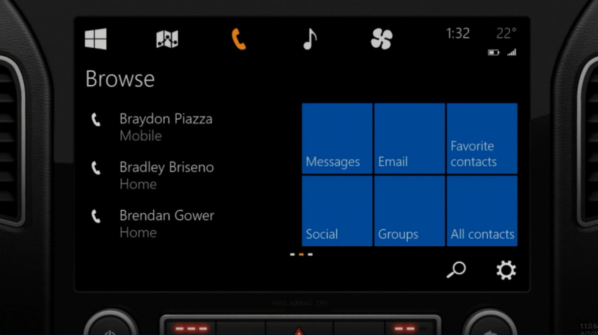Cortana in auto