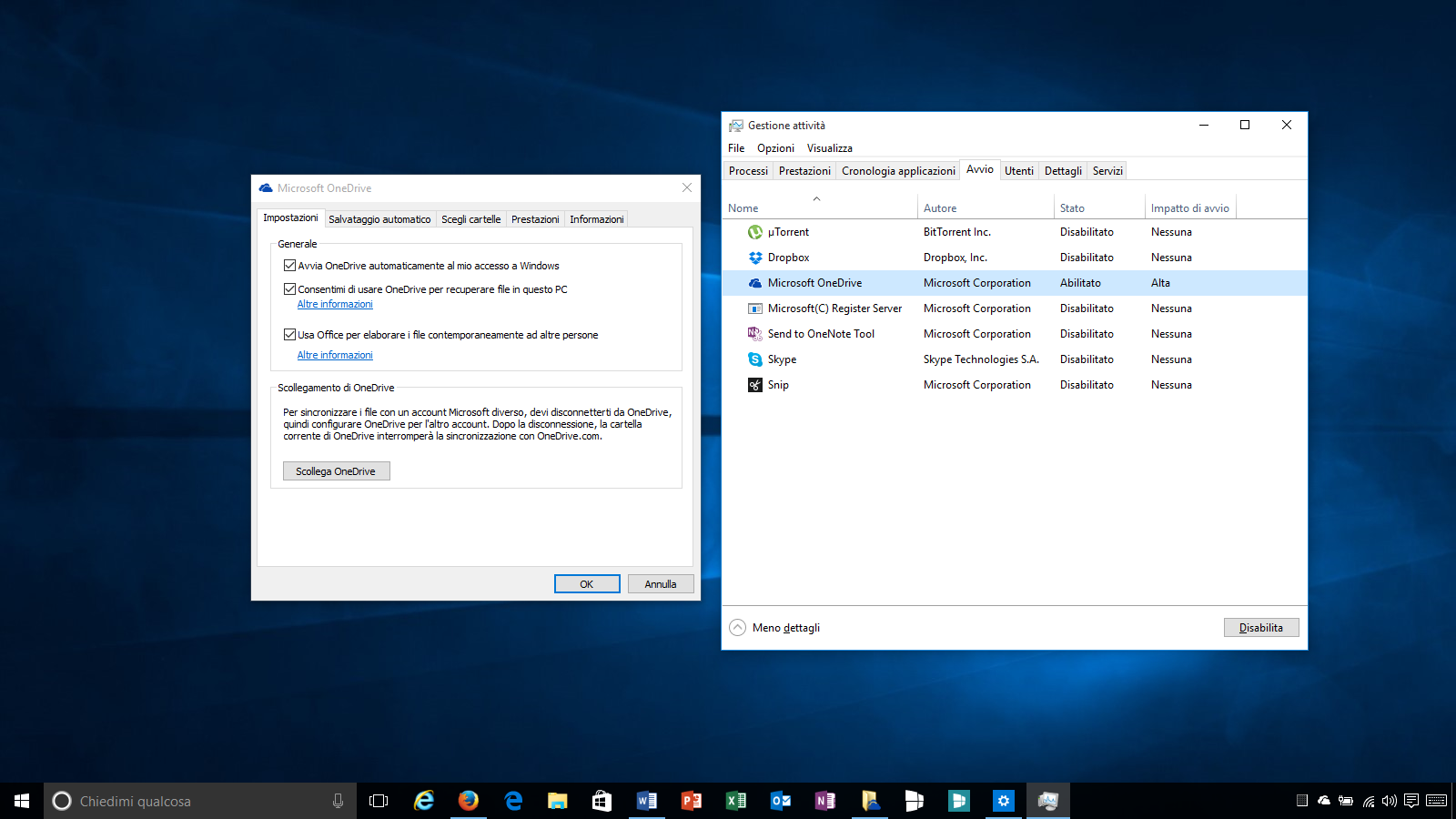 RimuovereOneDriveWindows10-1