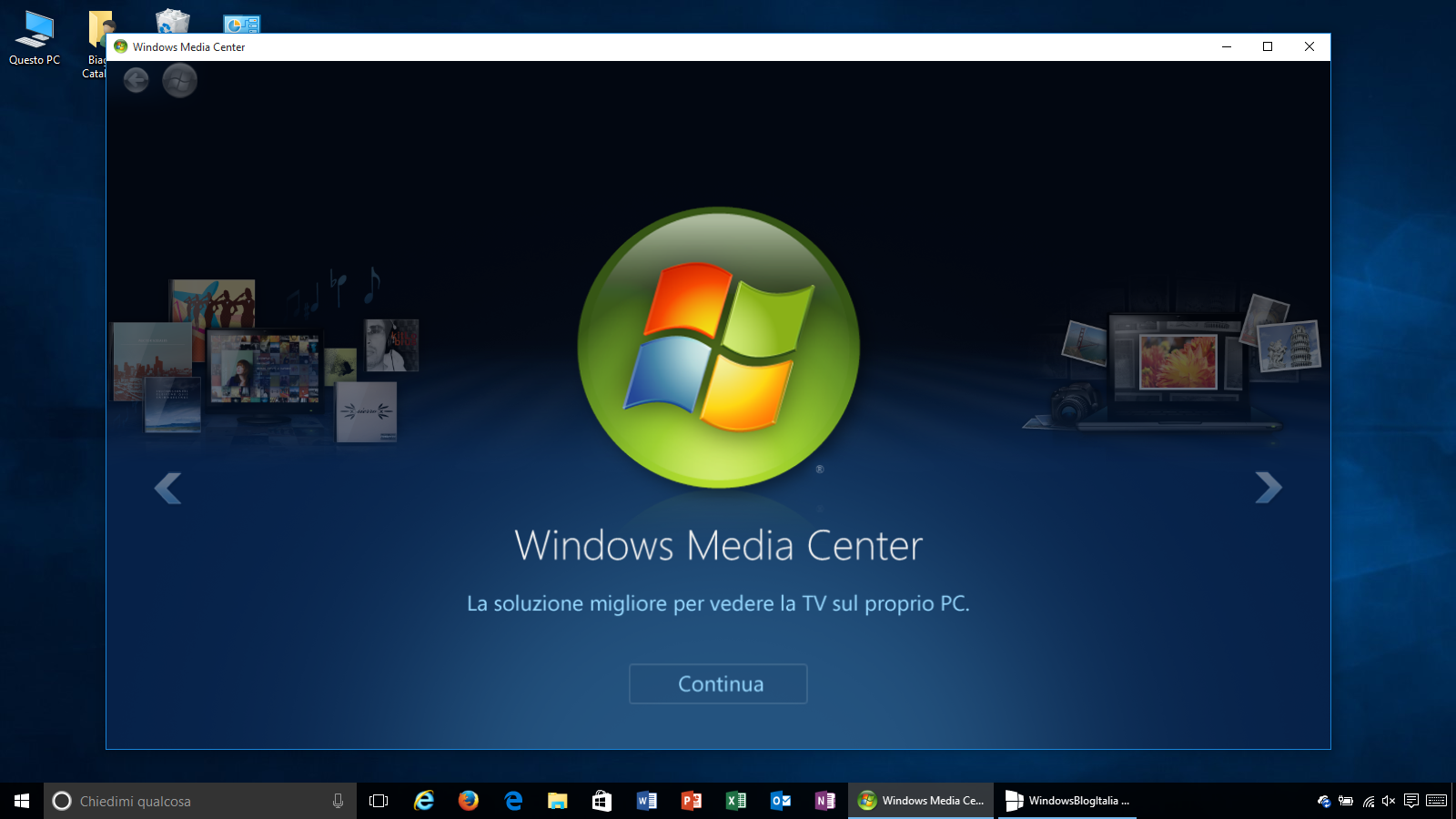 media center os on windows 7