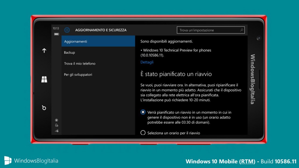 Windows 10 Mobile RTM sería la Build 10586.11