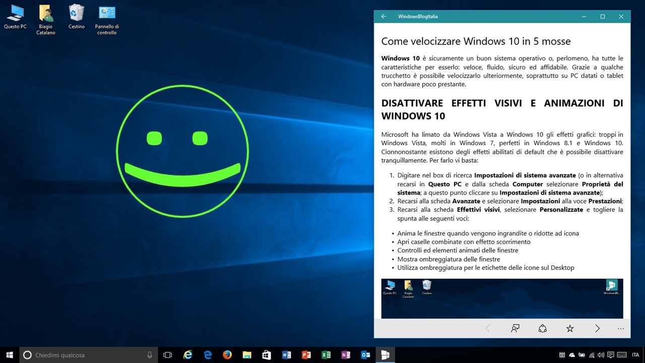 Windows 10 manutenzione