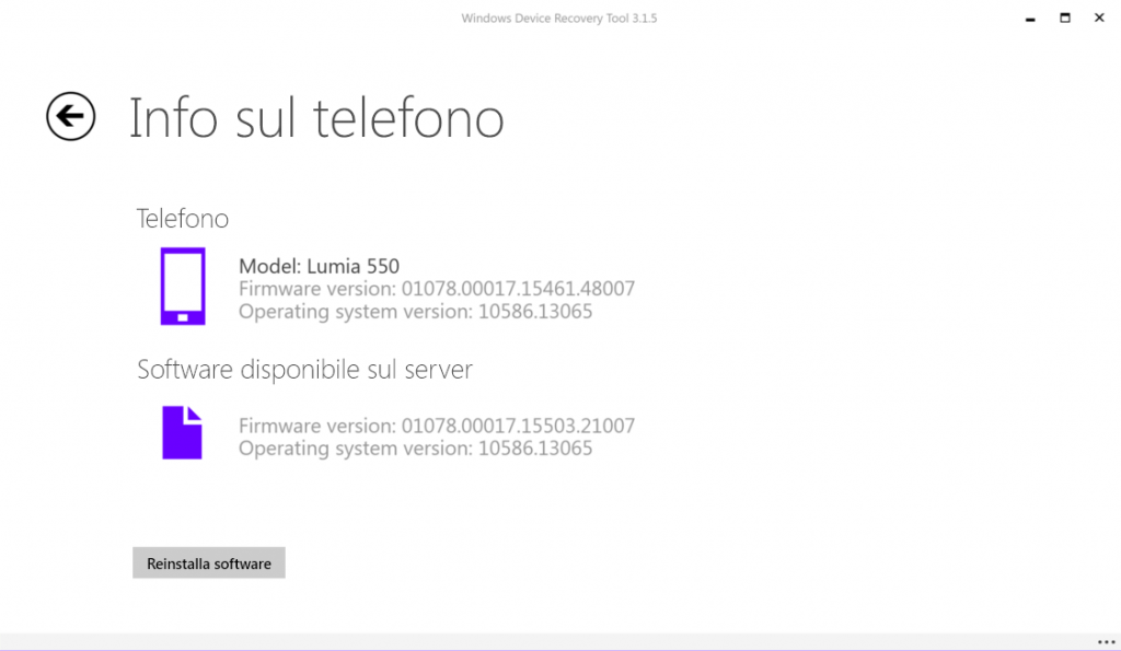 Lumia 550 firmware 15503