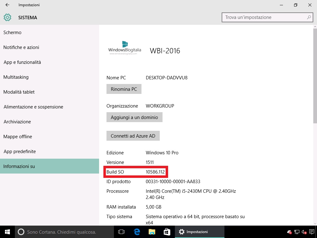 Build SO Windows 10
