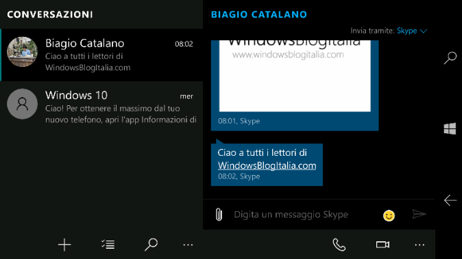 immagini + mojis - windows 10 mobile
