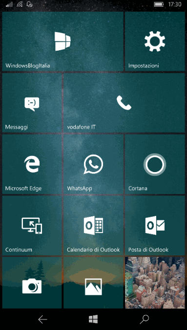 Account - Windows 10 Mobile - Build 14283