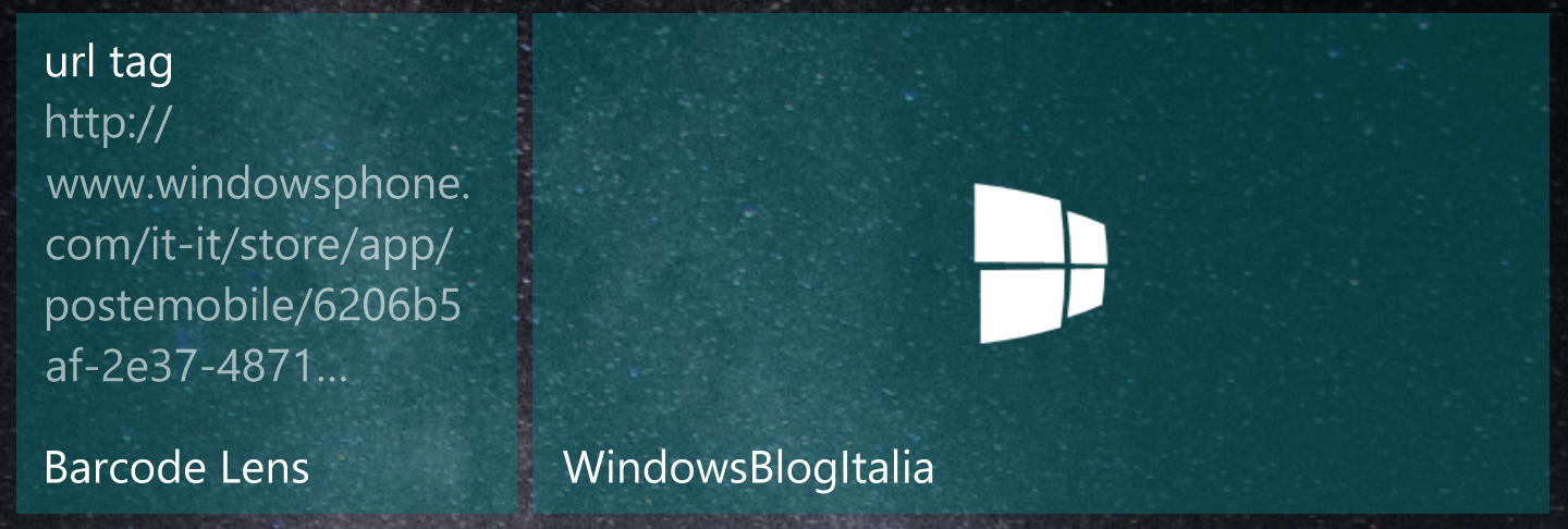 Barcode Lens - app codici a barre e qrcode - live tile