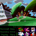 Day of the tentacle Remastered - Grafica remastered con verbi a barra