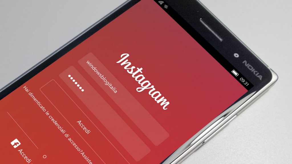 Instagram Windows 10 Mobile evidenza
