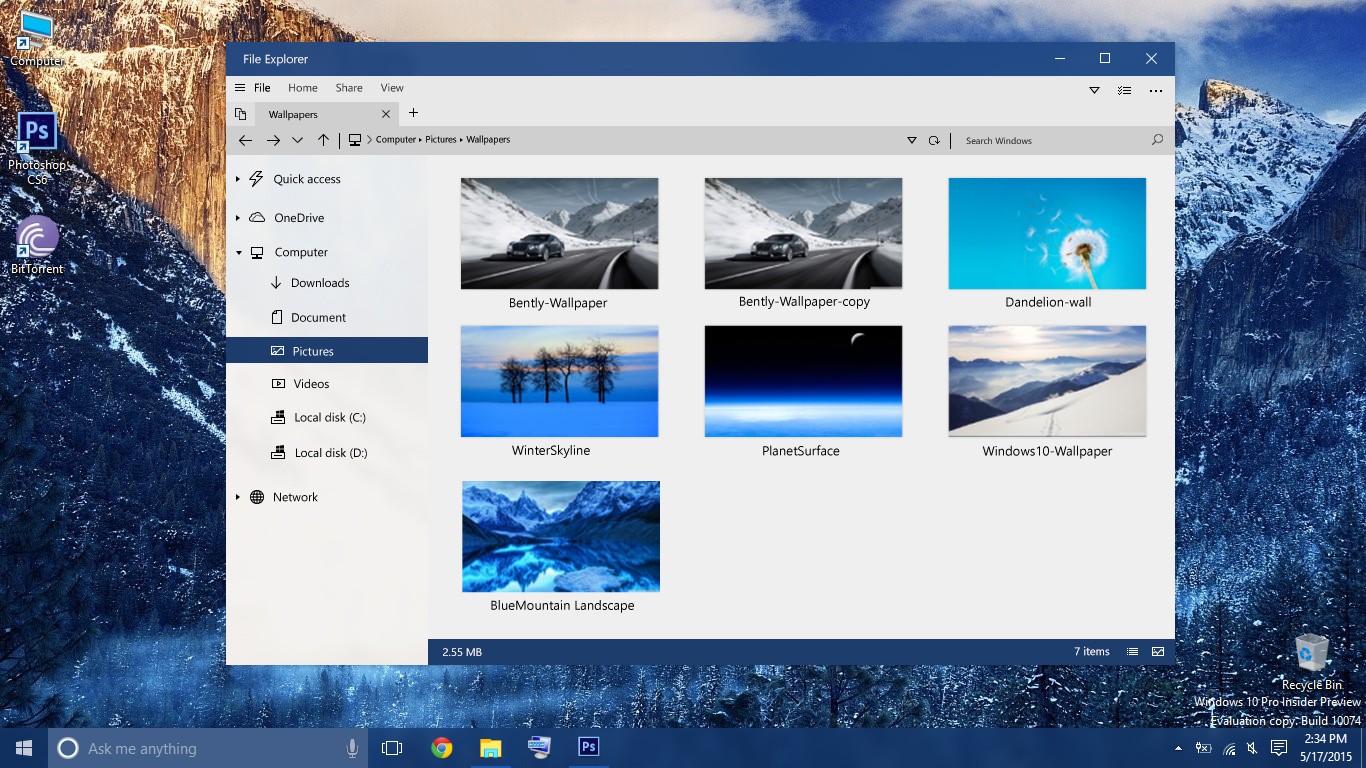 file manager windows 10