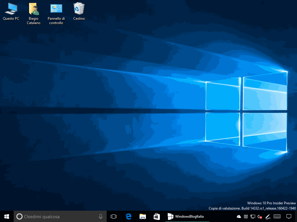 Arrestare Windows 10 con Cortana