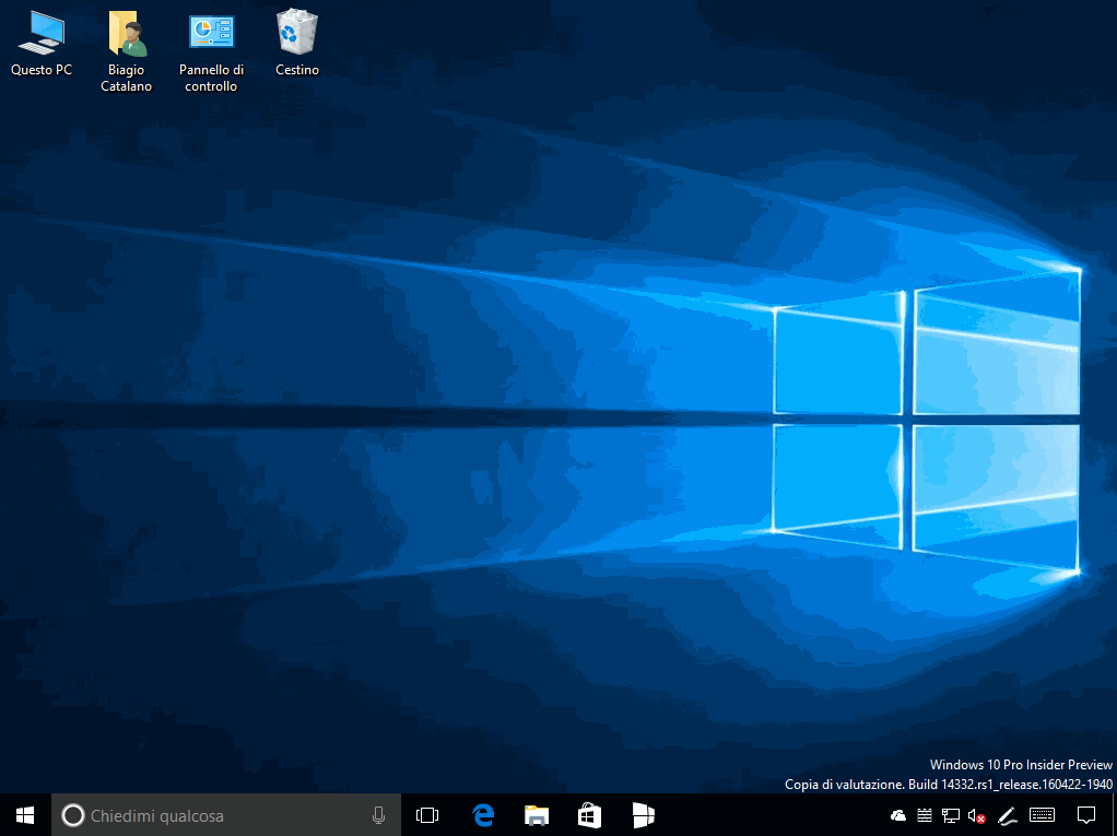 Riavviare Windows 10 con Cortana