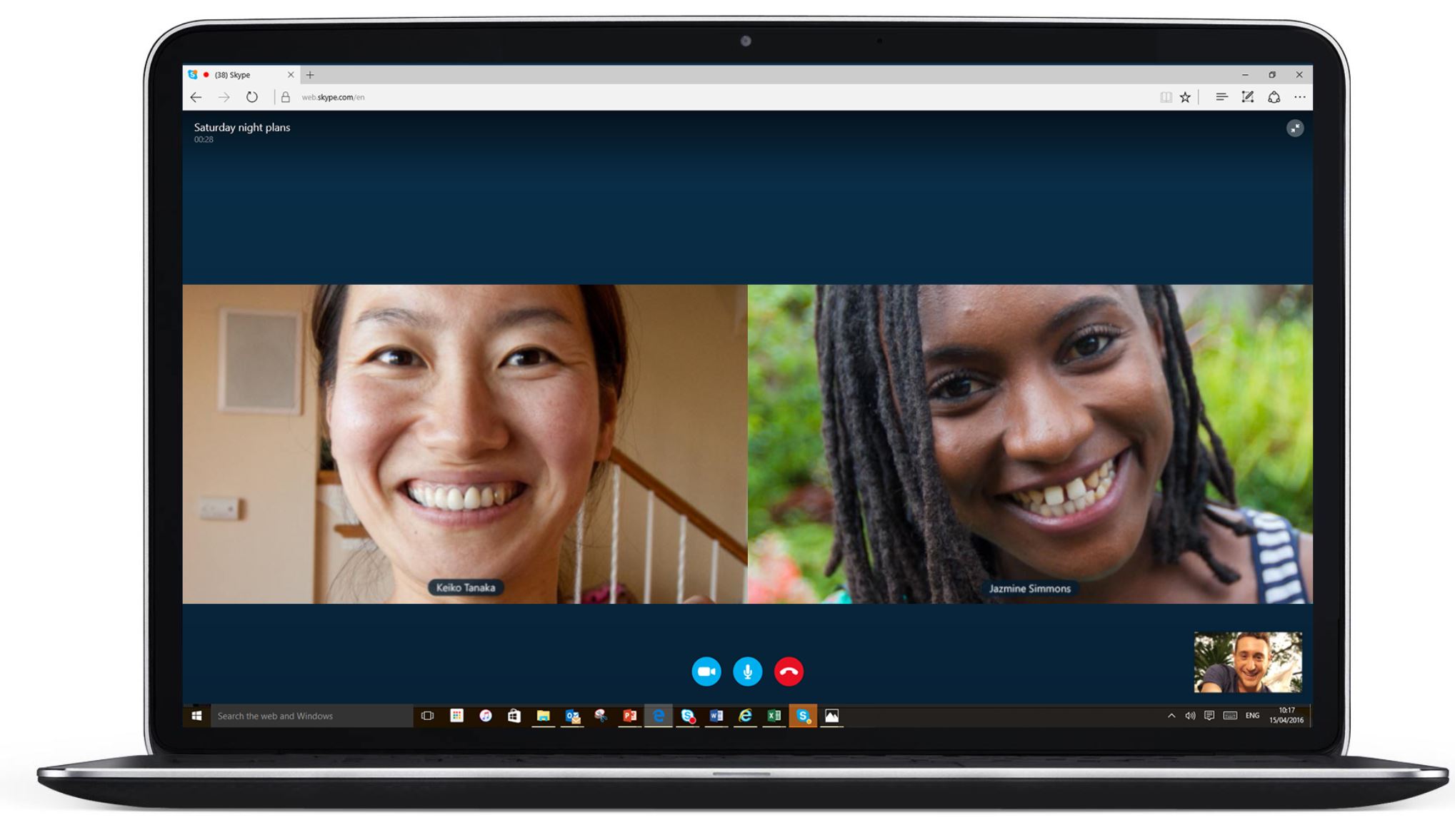 Chiamate Skype con Microsoft Edge da oggi senza plugin