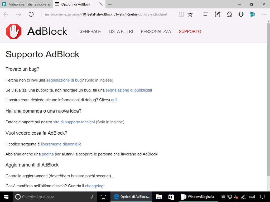 adblock per explorer scaricare