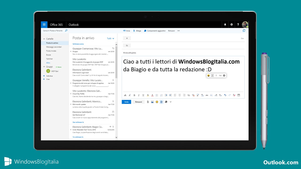 Nuova interfaccia Outlook.com