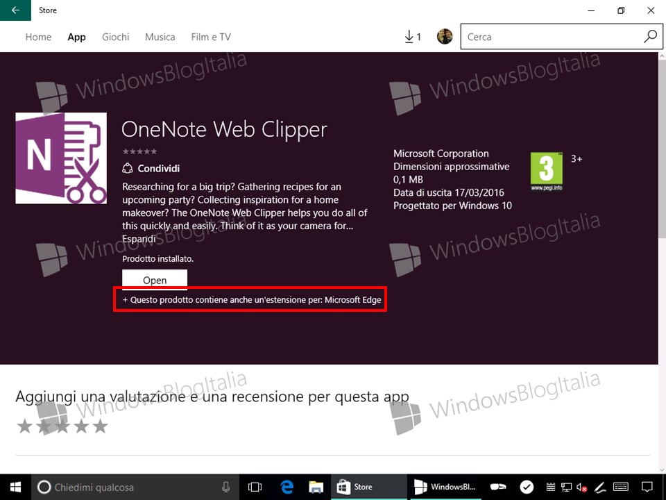 OneNote Web Clipper