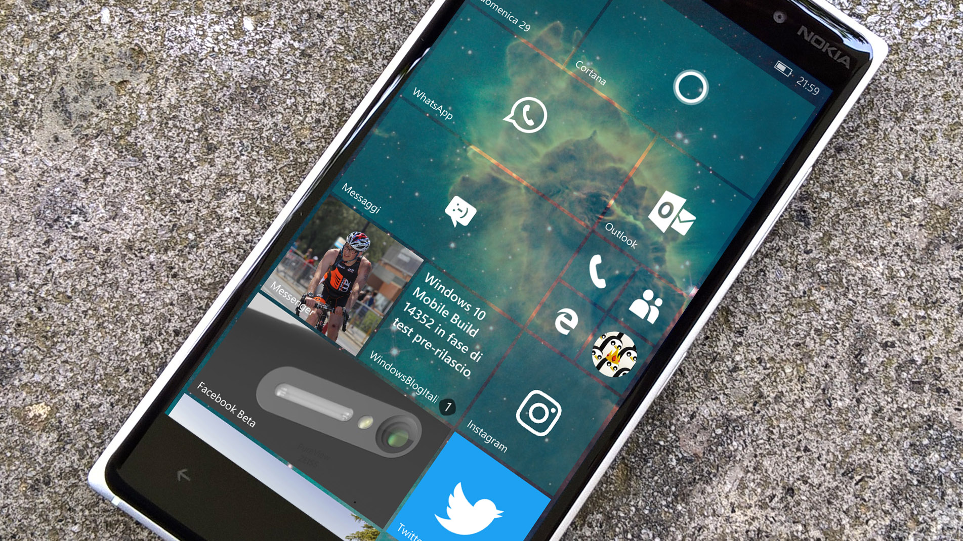 Windows 10 Mobile Start