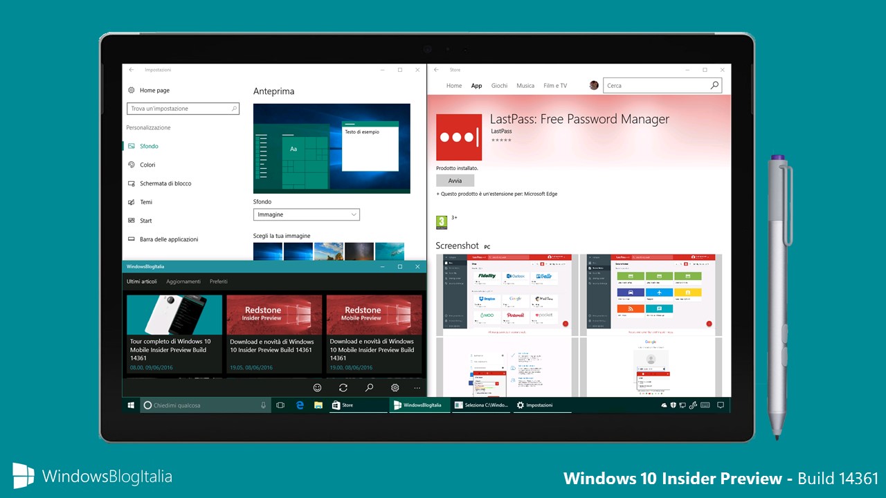 Windows 10 Insider Preview Build 14361