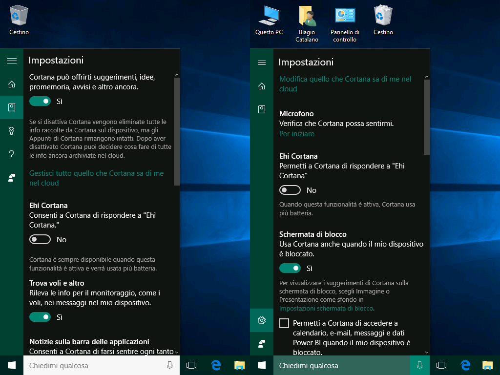 Cortana - Windows 10