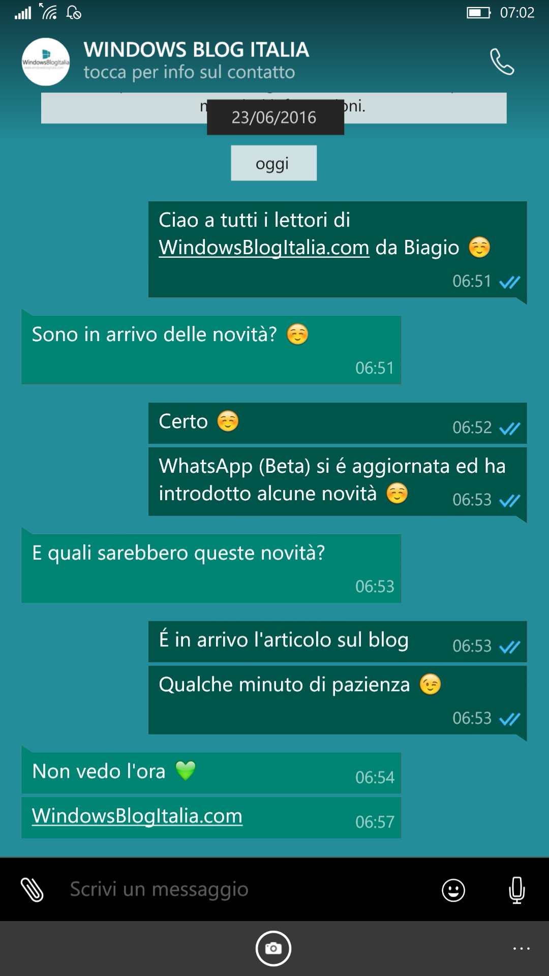 Data - WhatsApp