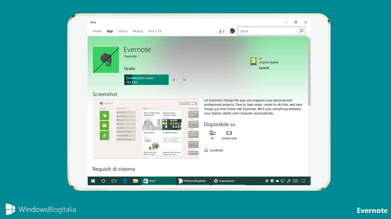 Evernote - Windows 10