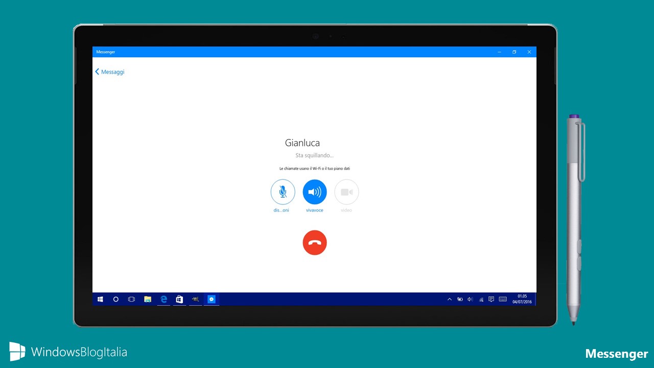 Messenger - Chiamate e videochiamate - PC e tablet Windows 10