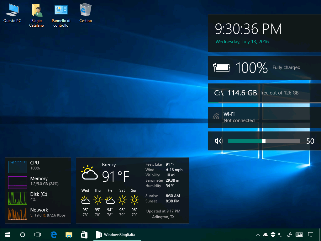 SCARICARE WIDGET WIND