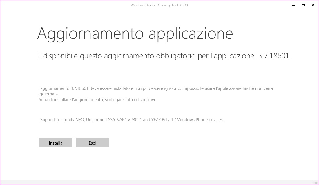 Windows devices. Windows device Recovery Tool. Windows Phone Recovery Tool. Windows Recovery Tool. Minor Bug Fixes