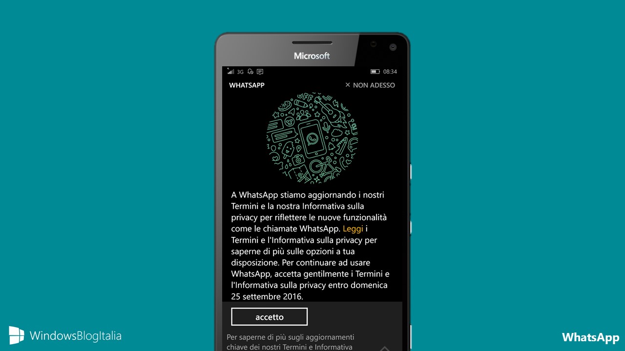 WhatsApp - Termini e informativa sulla privacy