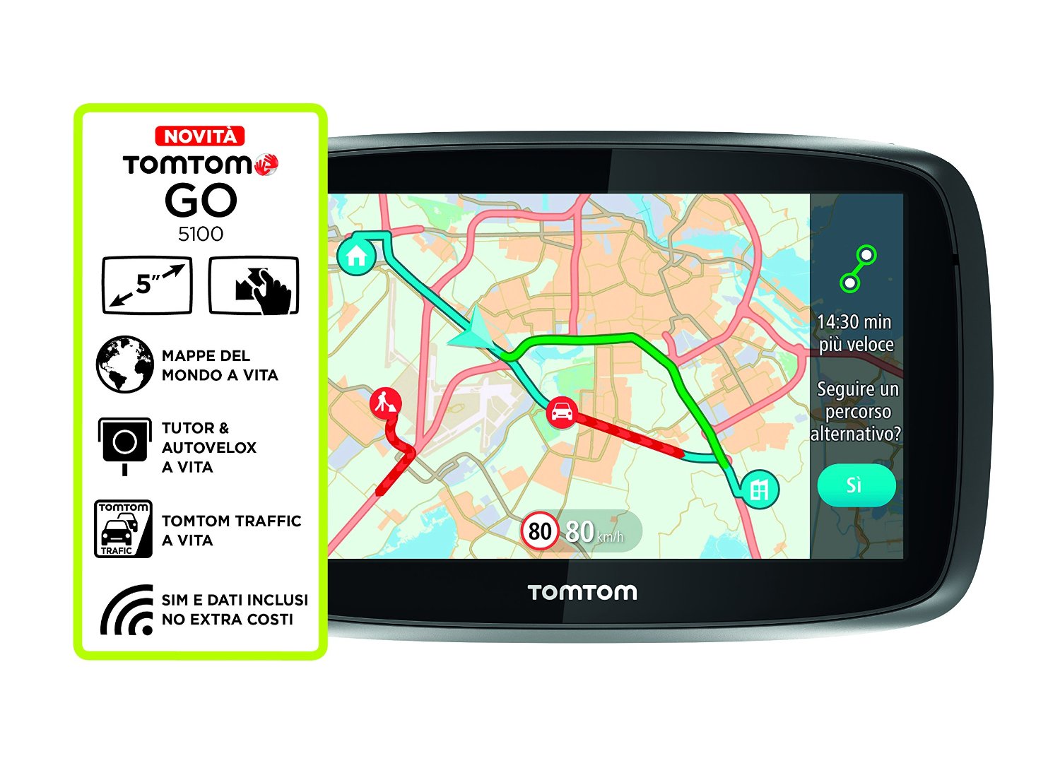 TomTom GO 5100, un navigatore standalone di tutto rispetto