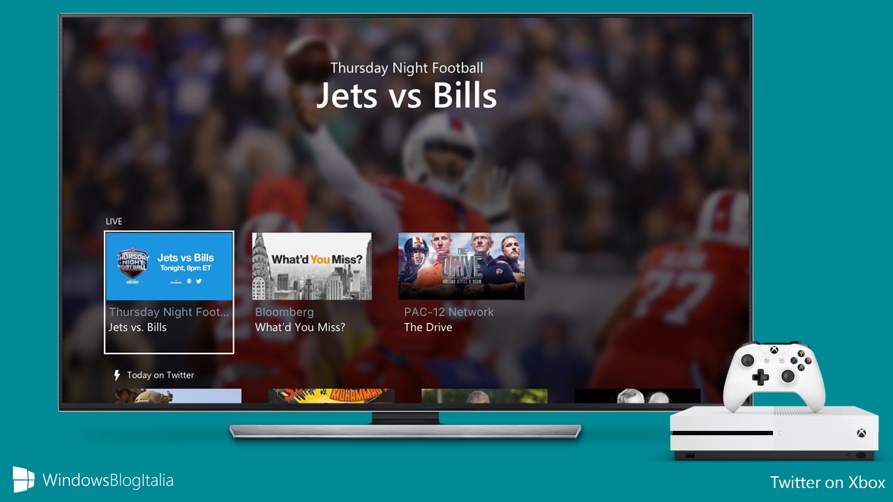 Twitter app per Xbox One