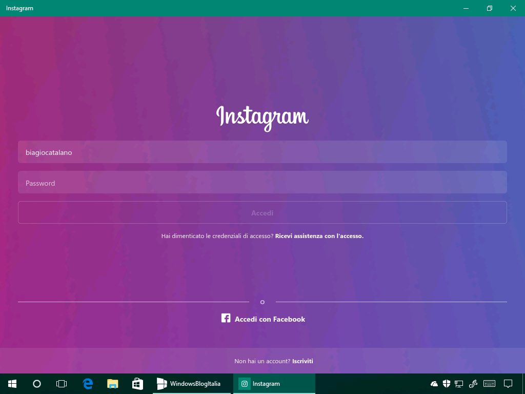 Download app Instagram per PC e tablet Windows 10