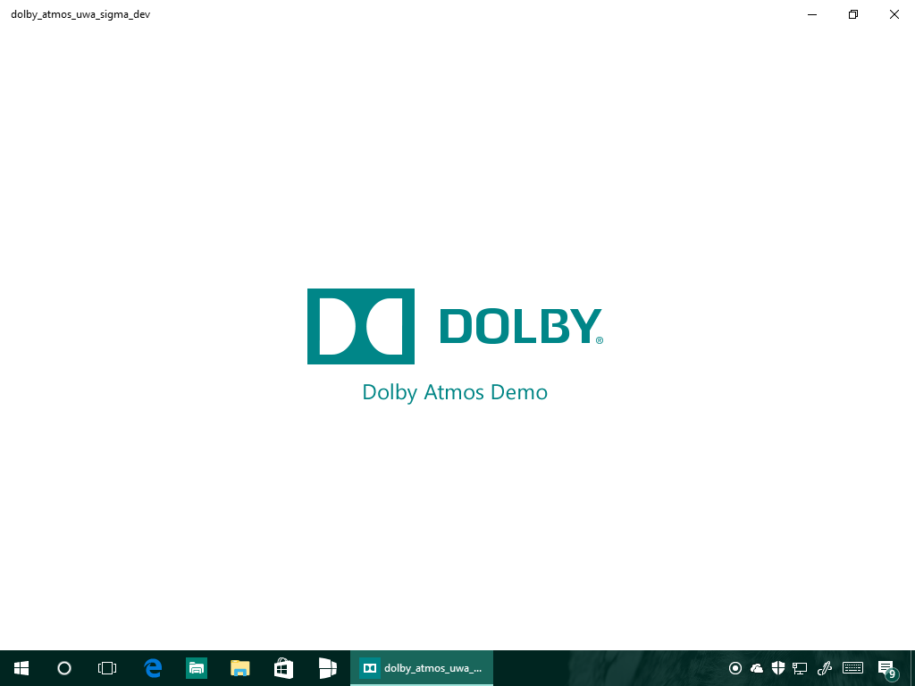 Dolby access windows