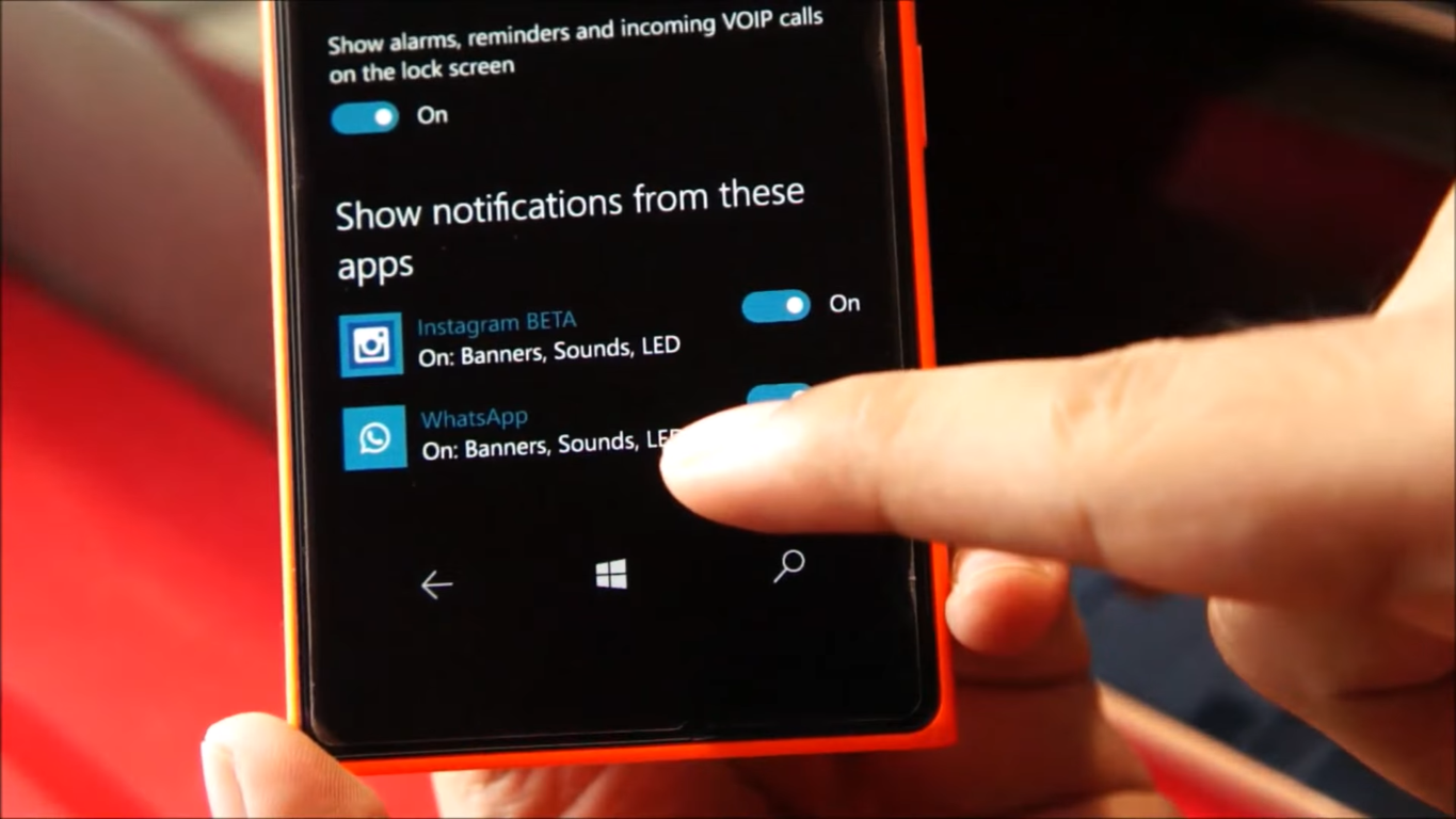 Come Attivare I Led Di Notifica Su Lumia 730 735 0 930 E 950 950 Xl