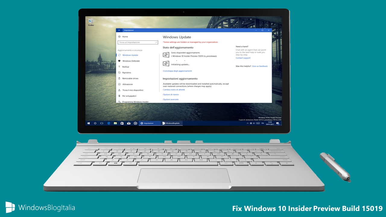 Fix Windows 10 Insider Preview