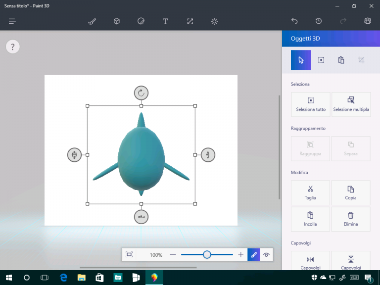 Paint 3d view grid areajes
