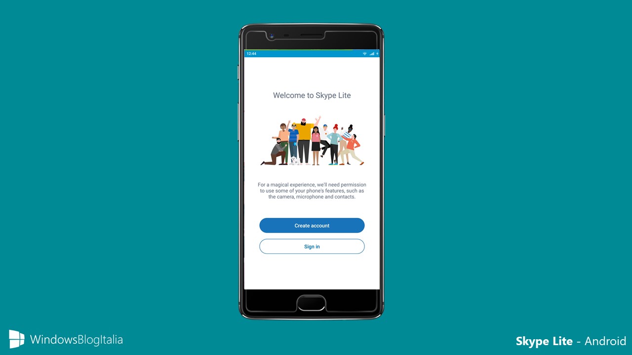 Skype Lite su Android