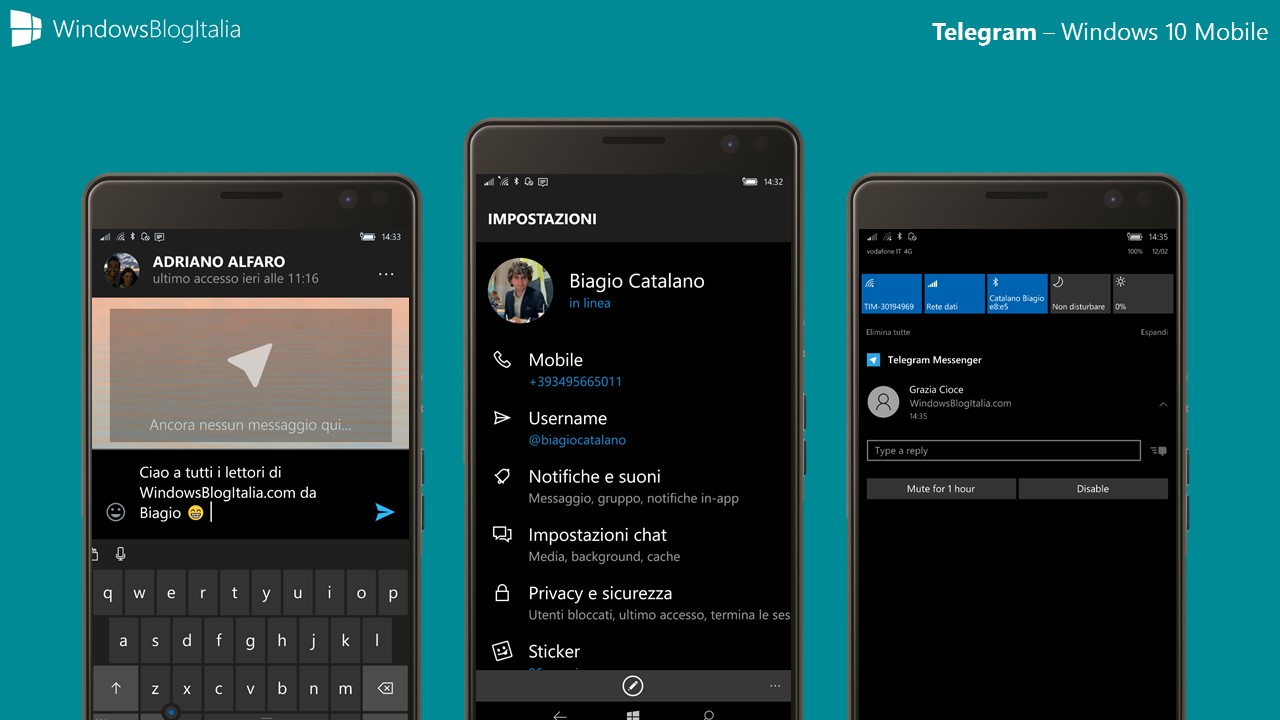 Telegram - Windows 10 Mobile