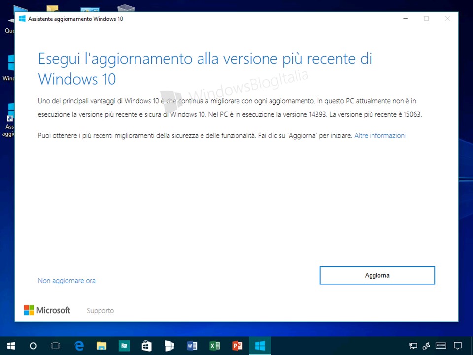 e installare windows 10 creators update con assistente aggiornamento