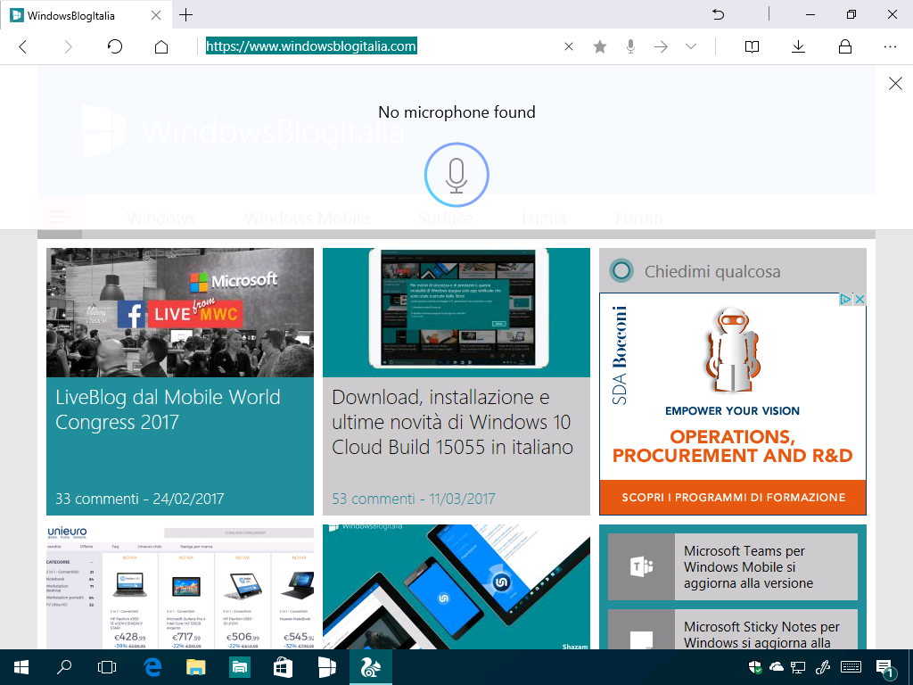 Download UC Browser per PC e tablet Windows 10