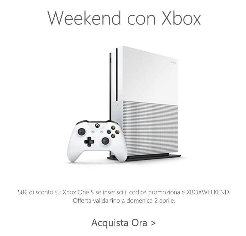 Buono sconto Xbox